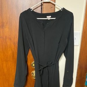 Black long sleeved dress